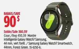 Canadian Tire Samsung Galaxy Watch7 Smartwatch, 44mm, Forest Green offer