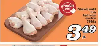 Marché Richelieu PILONS DE POULET FRAIS | FRESH CHICKEN DRUMSTICKS offer