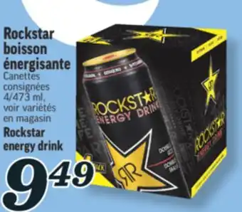 Marché Richelieu BOISSON ÉNERGISANTE ROCKSTAR | ROCKSTAR ENERGY DRINK offer