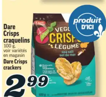 Marché Richelieu CRISPS CRAQUELINS DARE | DARE CRISPS CRACKERS offer