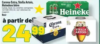 Marché Richelieu CORONA EXTRA, STELLA ARTOIS, HEINEKEN BIÈRE | BEER offer