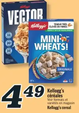 Marché Richelieu KELLOGG'S CÉRÉALES | KELLOGG'S CEREAL offer