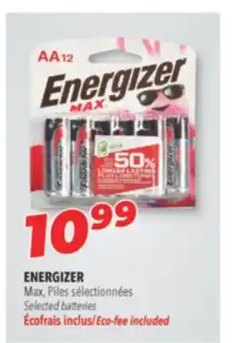 Familiprix ENERGIZER Max Selected batteries offer