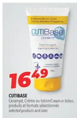 Familiprix CUTIBASE Ceramyd, Cream or lotion offer