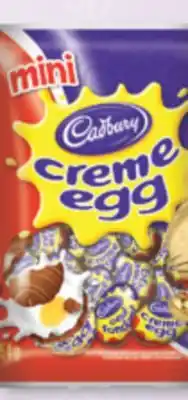 Familiprix CADBURY Mini Creme Egg Milk chocolate with soft fondant centre offer