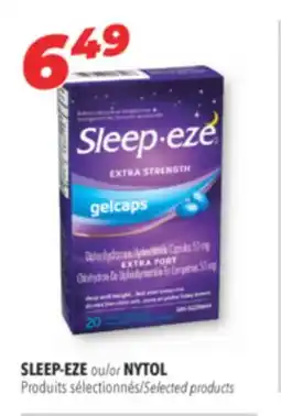 Familiprix SLEEP-EZE Selected products offer