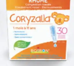 Familiprix Boiron Coryzalia Cold homeopathic medicine 1 month - 11 years drinkable unit-doses 30x1ml offer