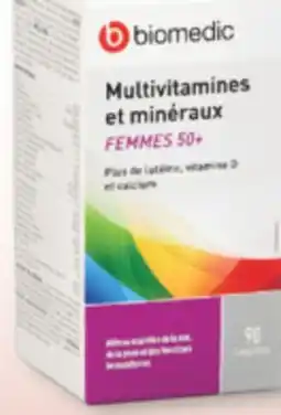 Familiprix Biomedic Multivitamins and Minerals Women 50+ tablets 90un offer