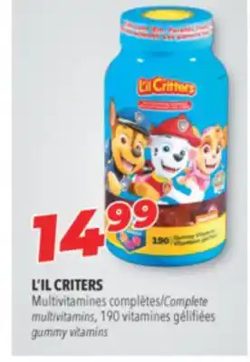 Familiprix L'IL CRITERS complete multivitamins, 190 gummy vitamins offer