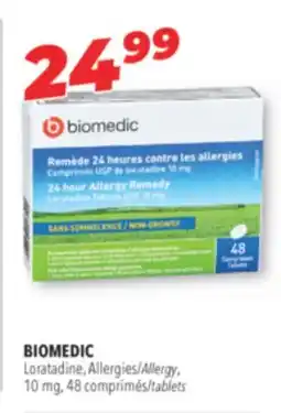 Familiprix Biomedic non-drowsy 24 hour allergy remedy tablets 48un offer