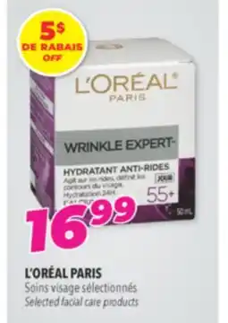 Familiprix L'ORÉAL PARIS Selected facial care products offer