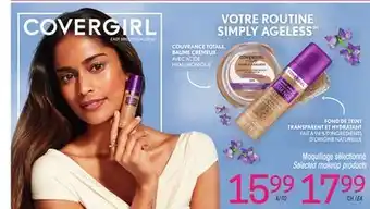 Uniprix COVERGIRL Maquillage sélectionné / Selected makeup products offer