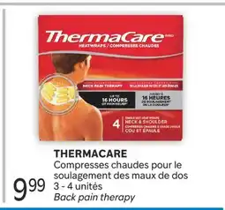 Brunet THERMACARE Compresses chaudes pour le soulagement des maux de dos offer