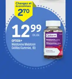 Uniprix OPTION+ Mélatonine Gélifiés / Melatonin Gummies offer