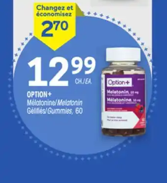 Uniprix OPTION+ Mélatonine Gélifiés / Melatonin Gummies offer