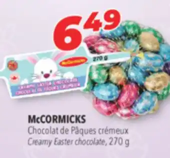 Familiprix McCORMICKS Creamy Easter chocolate, 270 g offer