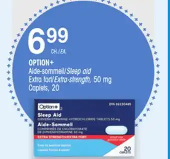 Uniprix OPTION+ Aide-sommeil Extra fort, 50 mg/Sleep aid Extra-strength, 50 mg offer