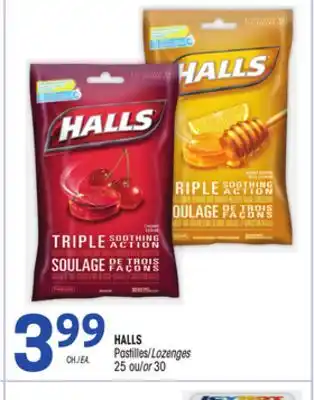 Uniprix HALLS Pastilles/Lozenges offer