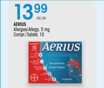 Uniprix AERIUS Allergies/Allergy, Compr./Tablets offer