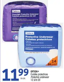 Uniprix OPTION+ Culottes protectrices/Protective underwear offer