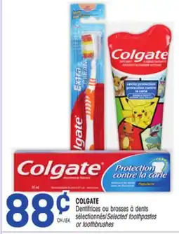 Uniprix COLGATE Dentifrices ou brosses à dents sélectionnés/Selected toothpastes or toothbrushes offer