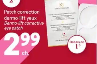 Uniprix KARINE JONCAS Patch correction dermo-lift yeux /Dermo-lift corrective eye patch offer