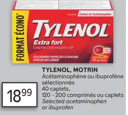 Brunet TYLENOL, MOTRIN Acétaminophène ou ibuprofène offer