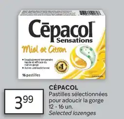 Brunet CÉPACOL Pastilles sélectionnées pour adoucir la gorge offer