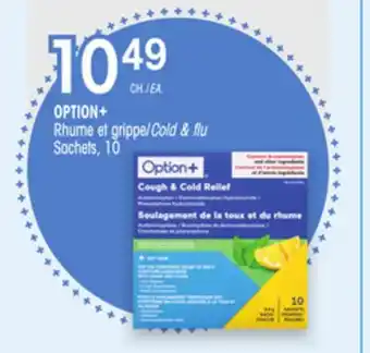 Uniprix OPTION+ Rhume et grippe/Cold & Flu offer