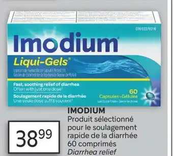 Brunet IMODIUM Produit sélectionné pour le soulagement rapide de la diarrhée offer