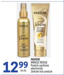 Uniprix PANTENE MIRACLE RESCUE Produits capillaires sélectionnés/Selected hair products offer