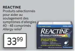 Brunet REACTINE Produits sélectionnés pour aider au soulagement des symptômes d'allergies offer