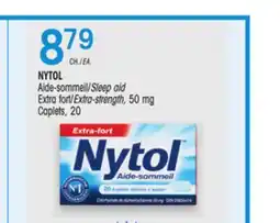 Uniprix NYTOL Aide-sommeil/Sleep aid Extra fort/Extra-strength, 50 mg Caplets, 20 offer