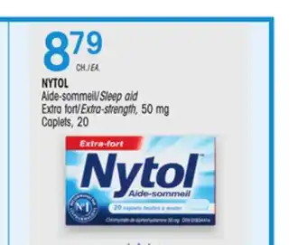 Uniprix NYTOL Aide-sommeil/Sleep aid Extra fort/Extra-strength, 50 mg Caplets, 20 offer