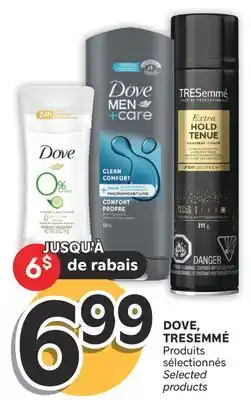 Brunet DOVE, TRESEMMÉ Produits sélectionnés offer