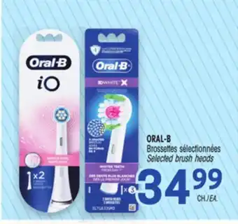 Uniprix ORAL-B Brossettes sélectionnées/Selected brush heads offer