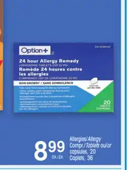 Uniprix OPTION+ Allergies/Allergy Compr./Tablets ou/or capsules, Caplets offer