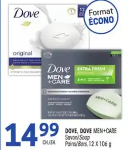 Uniprix DOVE, DOVE MEN+CARE Savon/Soap Pains/Bars offer