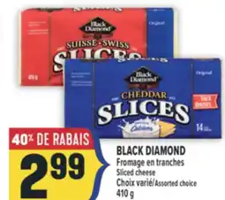 Marché Adonis BLACK DIAMOND Fromage en tranches | Sliced cheese offer