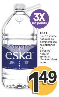 Brunet ESKA Eau de source naturelle ou déminéralisée sélectionnée offer