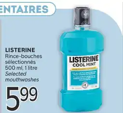 Brunet LISTERINE Rince-bouches sélectionnés offer