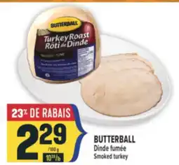 Marché Adonis BUTTERBALL Dinde fumée | Smoked turkey offer