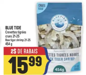 Marché Adonis BLUE TIDE CREVETTES TIGRÉES CRUES 21-25 | RAW TIGER SHRIMP 21-25 offer