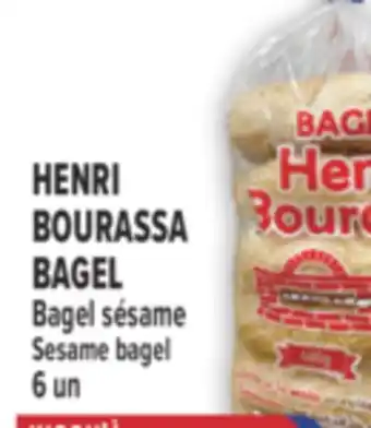 Marché Adonis HENRI BOURASSA BAGEL Bagel sésame | Sesame bagel offer