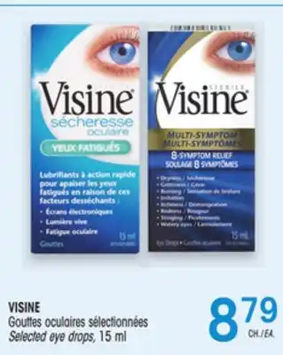 Uniprix VISINE Gouttes oculaires sélectionnées/Selected eye drops offer