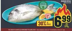 Marché Adonis DAURADE ROYALE | Royal sea bream offer