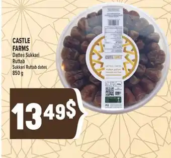 Marché Adonis CASTLE FARMS Dattes Sukkari Ruttab | CASTLE FARMS Sukkari Ruttab dates offer