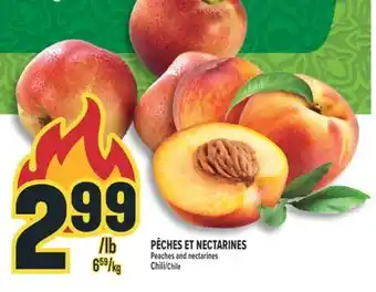 Marché Adonis PÊCHES ET NECTARINES | Peaches and nectarines offer