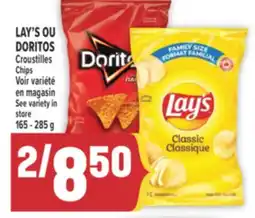 Marché Adonis LAY'S OU DORITOS Croustilles | Chips offer