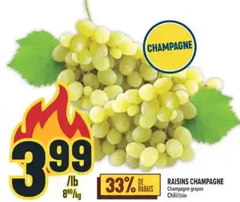 Marché Adonis RAISINS CHAMPAGNE CHILI | CHAMPAGNE GRAPES CHILE offer